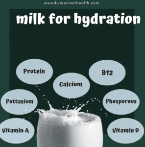milk for hydration