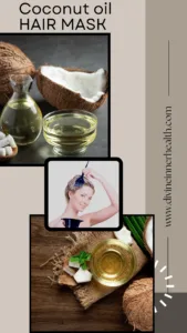 Coconut oil hair mask