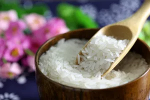 Rice water for hair