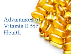 Vitamin e capsule